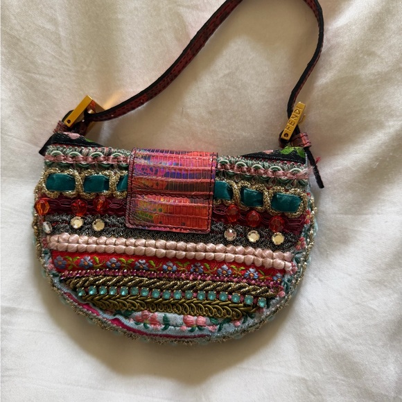 Fendi Multicolor Embroidered small Bag - Picture 2 of 5